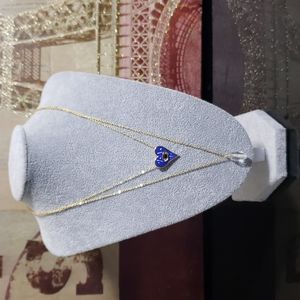 Retro Love Doublelayer Necklace Highend Temperament Clavicle Chain